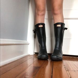 Hunter Tall Rain Boots Black 10